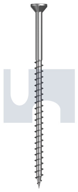 Treated Pine Self Embed #10-8 X100 Dove White - Cl3