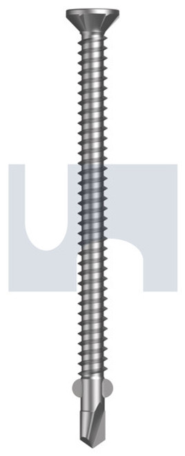 Metal Wings Countersunk #10-16 X70 Dove White - Zyp