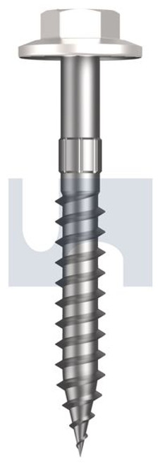 Type 17 Flanged Hex Head #12-11 X45 Dove White - Cl4