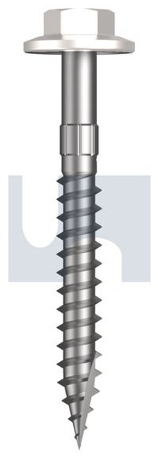 Type 17 Flanged Hex Head #12-11 X50 Dove White - Cl4