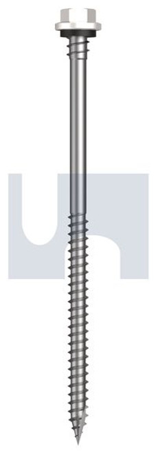 Type 17 Sds Hex + Wash + Xgrip #14-10 X125 Dove White - Cl4