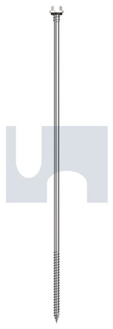 Type 17 Sds Hex + Wash + Xgrip #14-10 X150 Dove White - Cl4