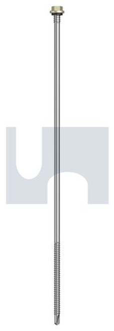 Metal Self Drilling Screw Hex + Washer + Xgrip #14-14 X300 Evening Haze - Cl4