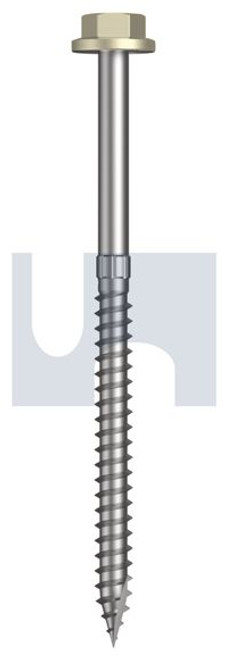 Type 17 Flanged Hex Head #14-10 X100 Evening Haze - Cl4