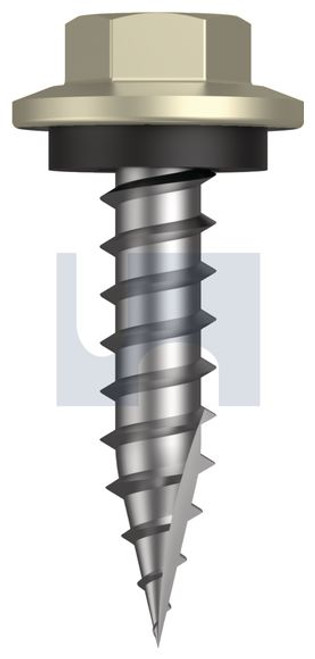 Type 17 Hex Head + Washer #12-11 X25 Evening Haze - Cl4
