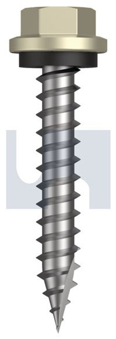 Type 17 Hex Head + Washer #14-10 X40 Evening Haze - Cl4