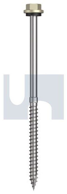 Type 17 Hex Head + Washer #14-10 X125 Evening Haze - Cl4