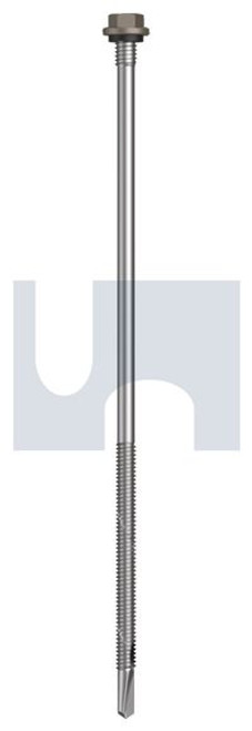 S500 Tiger Self Drilling Screw Hex + Washer + Xgrip #14-20 X200 Gully - Cl4