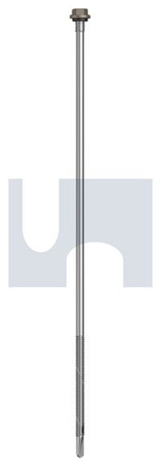 S500 Tiger Self Drilling Screw Hex + Washer + Xgrip #14-20 X300 Gully - Cl4