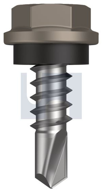 Metal Self Drilling Screw Hex Head + Washer #10-16 X16 Gully - Cl4