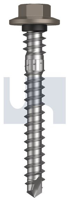 Vmax Self Drilling Screw Hex + Washer + Xgrip M6.2-11 X50 Gully - Cl4