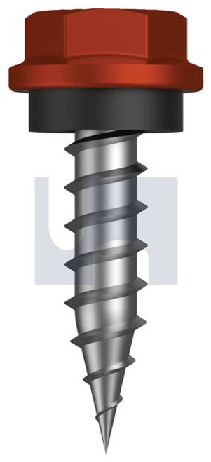 Needle Pt Self Drilling Screw Hex + Wash #10-12 X20 Headland (Maple) -Cl4