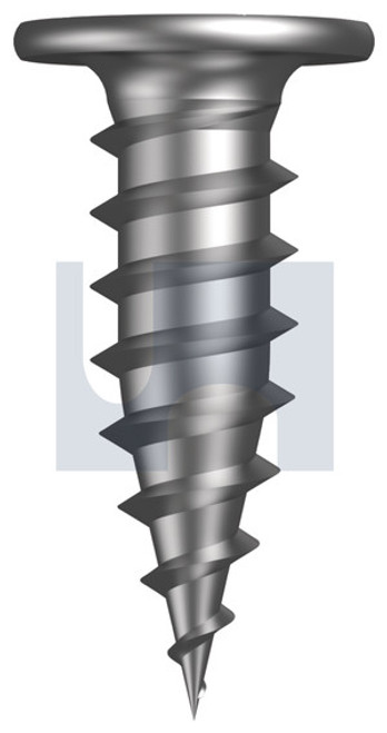 Metal Self Drilling Screw Flat Head #10-15 X16 Ironstone - Cl3