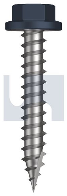 Type 17 Flanged Hex #14-10 X40 Ironstone - Cl4