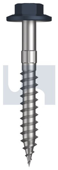 Type 17 Flanged Hex Head #12-11 X45 Ironstone - Cl4