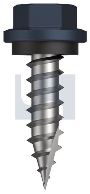 Type 17 Hex Head + Washer #14-10 X25 Ironstone - Cl4