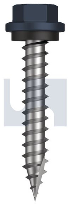 Type 17 Hex Head + Washer #14-10 X40 Ironstone - Cl4