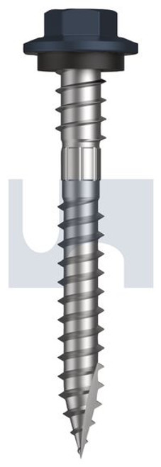 Type 17 Hex + Washer + Xgrip #12-11 X50 Ironstone - Cl4