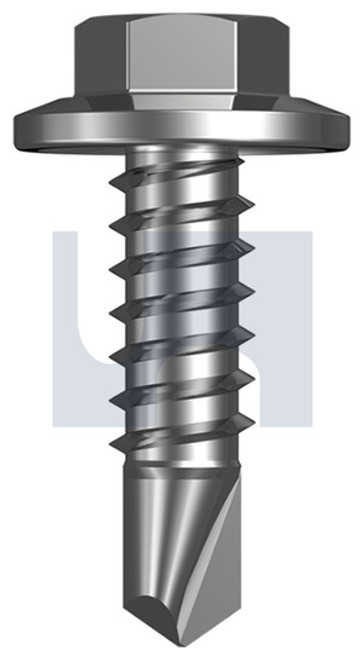 Metal Self Drilling Screw 5/16A Flanged Hex #14-14 X22 Jasper (Sorrell) -Cl4