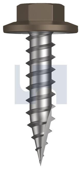 Type 17 Flanged Hex #12-11 X25 Jasper (Sorrell) -Cl4