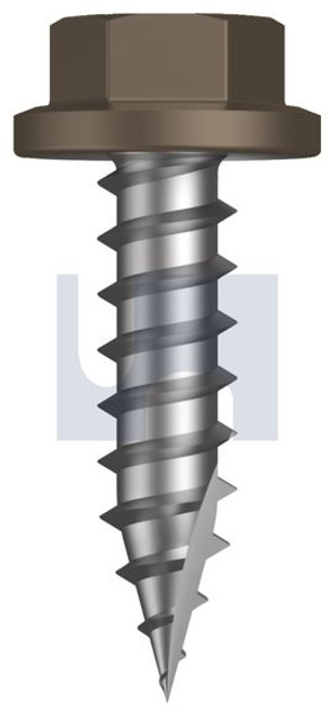 Type 17 Flanged Hex #14-10 X25 Jasper (Sorrell) -Cl4