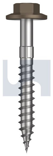 Type 17 Flanged Hex Head #12-11 X45 Jasper (Sorrell) -Cl4