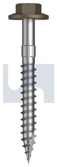 Type 17 Flanged Hex Head #12-11 X50 Jasper (Sorrell) -Cl4