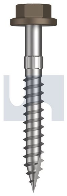 Type 17 Flanged Hex Head #14-10 X50 Jasper (Sorrell) -Cl4