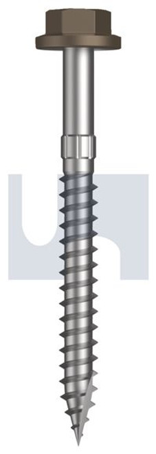 Type 17 Flanged Hex Head #14-10 X65 Jasper (Sorrell) -Cl4