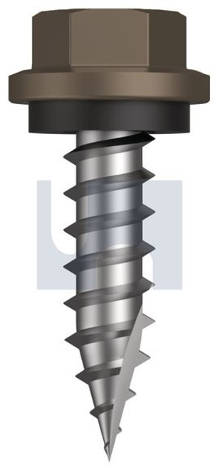 Type 17 Hex Head + Washer #14-10 X25 Jasper (Sorrell) -Cl4