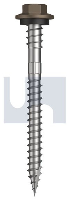 Type 17 Hex + Washer + Xgrip #12-11 X65 Jasper (Sorrell) -Cl4