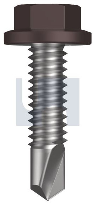 Metal Self Drilling Screw Flanged Hex Head #14-20 X25 Loft - Cl4