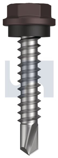 Metal Self Drilling Screw Hex Head + Washer #10-16 X25 Loft - Cl4