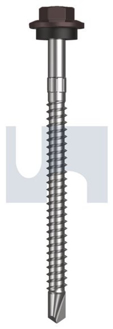 Metal Self Drilling Screw Hex Head + Washer #12-14 X75 Loft - Cl4