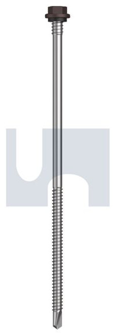 Metal Self Drilling Screw Hex + Washer + Xgrip #14-14 X175 Loft - Cl4