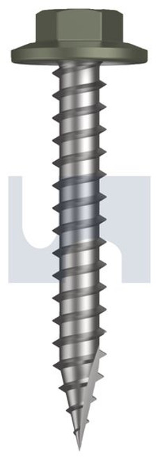 Type 17 Flanged Hex #12-11 X40 Mangrove - Cl4