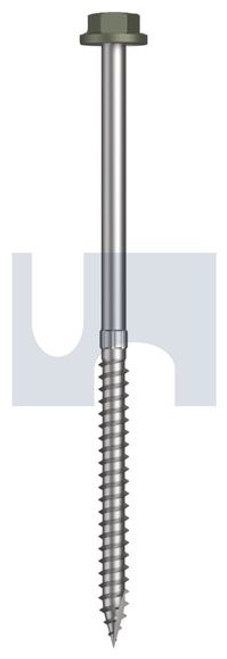 Type 17 Flanged Hex Head #14-10 X125 Mangrove - Cl4