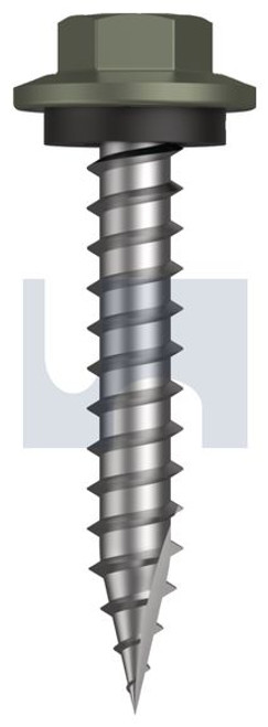 Type 17 Hex Head + Washer #12-11 X35 Mangrove - Cl4