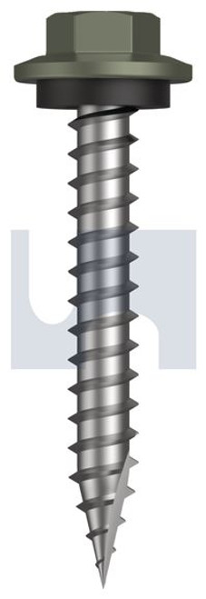 Type 17 Hex Head + Washer #12-11 X40 Mangrove - Cl4