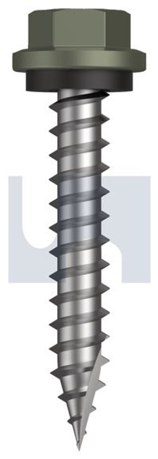 Type 17 Hex Head + Washer #14-10 X40 Mangrove - Cl4