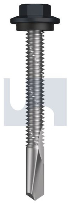 S500 Tiger Self Drilling Screw Hex Head + Washer #12-24 X50 Monument - Cl4