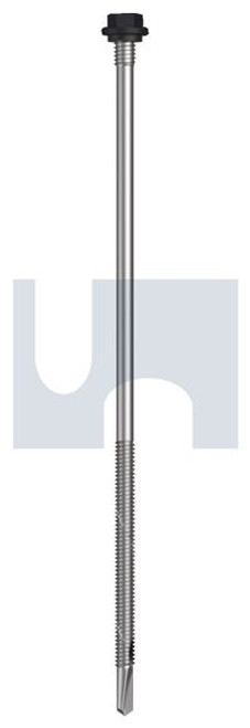 S500 Tiger Self Drilling Screw Hex + Washer + Xgrip #14-20 X200 Monument - Cl4