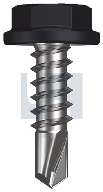 Metal Self Drilling Screw Flanged Hex Head #10-16 X16 Monument - Cl4