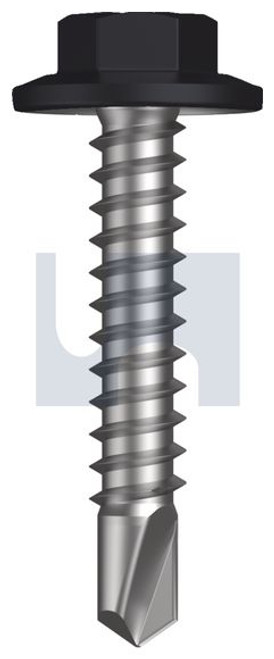 Metal Self Drilling Screw Flanged Hex Head #12-14 X30 Monument - Cl4