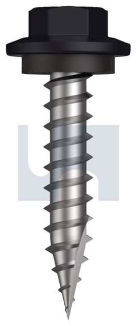 Type 17 Hex Head + Washer #12-11 X30 Night Sky (Ebony) -Cl4