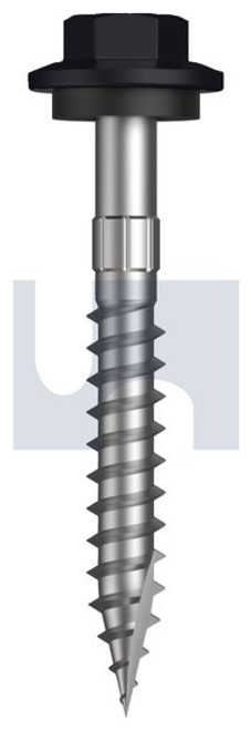 Type 17 Hex Head + Washer #12-11 X45 Night Sky (Ebony) -Cl4