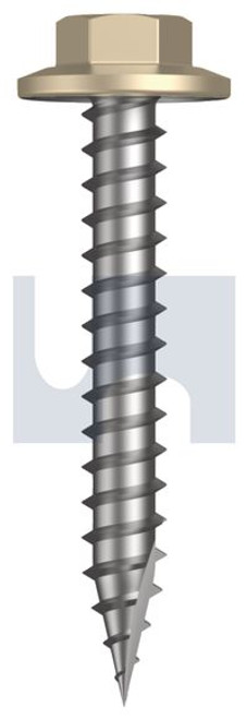 Type 17 Flanged Hex Head #12-11 X40 Paperbark - Cl4
