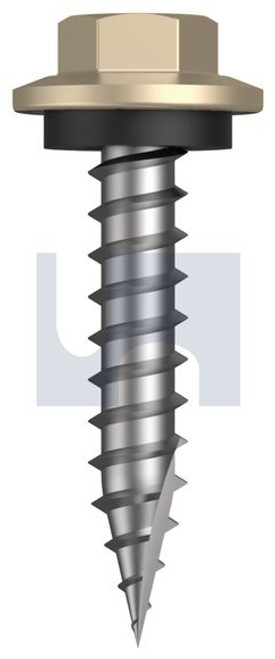 Type 17 Hex Head + Washer #12-11 X30 Paperbark - Cl4