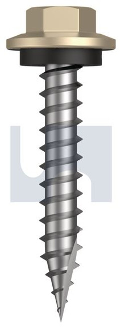 Type 17 Hex Head + Washer #12-11 X35 Paperbark - Cl4
