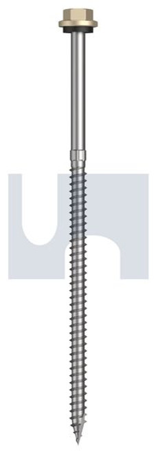 Type 17 Hex Head + Washer #14-10 X150 Paperbark - Cl4